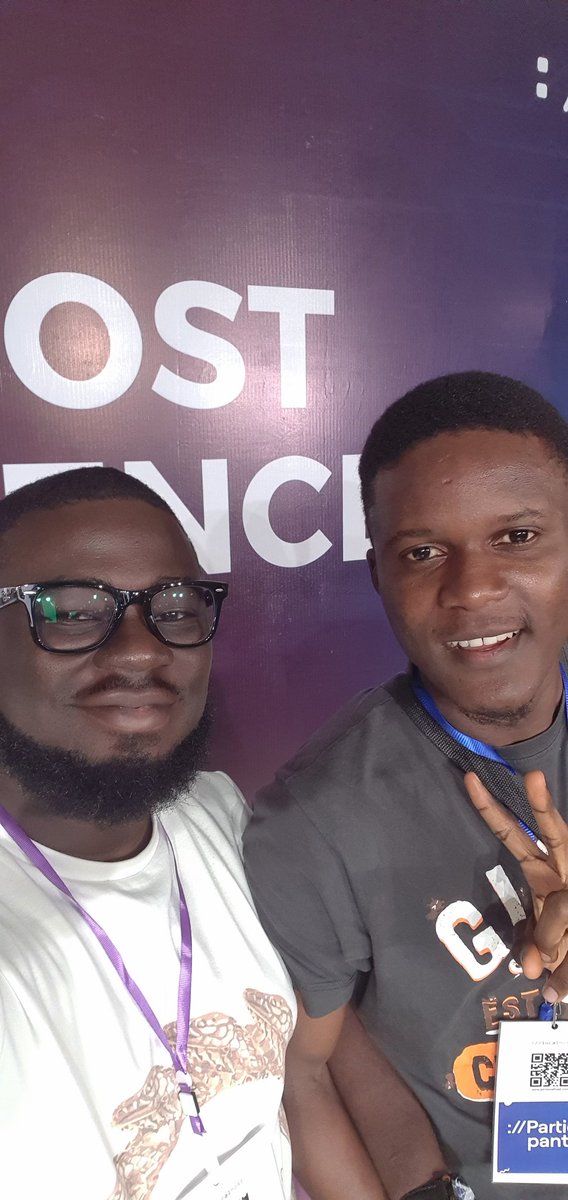 femzycodes's tweet photo. Good seeing @Ileriayooo today @Join_localhost #LocalhostConf22 https://t.co/GoReBSLqZu
