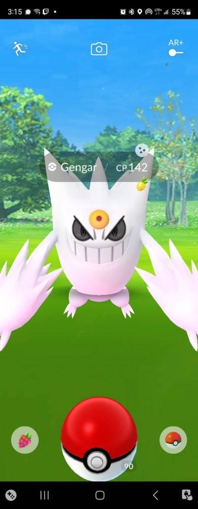 sky_cnvs's tweet image. TIL Mega Gengar has legs