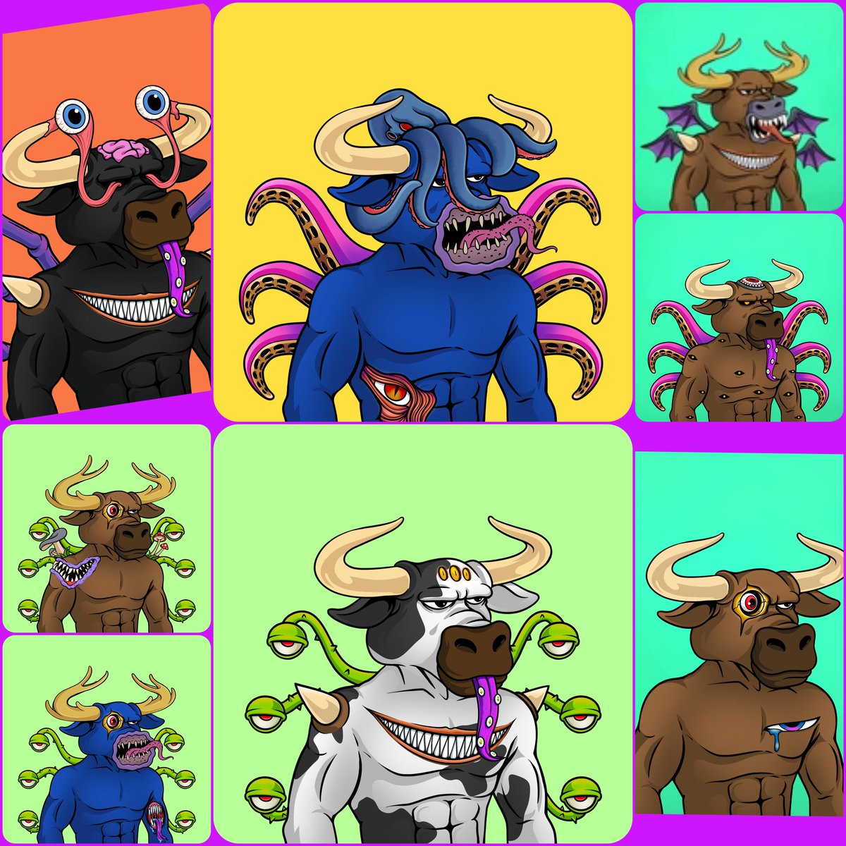 DrGoodGreen's tweet photo. Check out the @adabullsclub @adabullsarmy #zombieBulls mint your very own zombie bull 30/10/22

Sick sick sick♥️♥️ https://t.co/r3kMfYVuBL