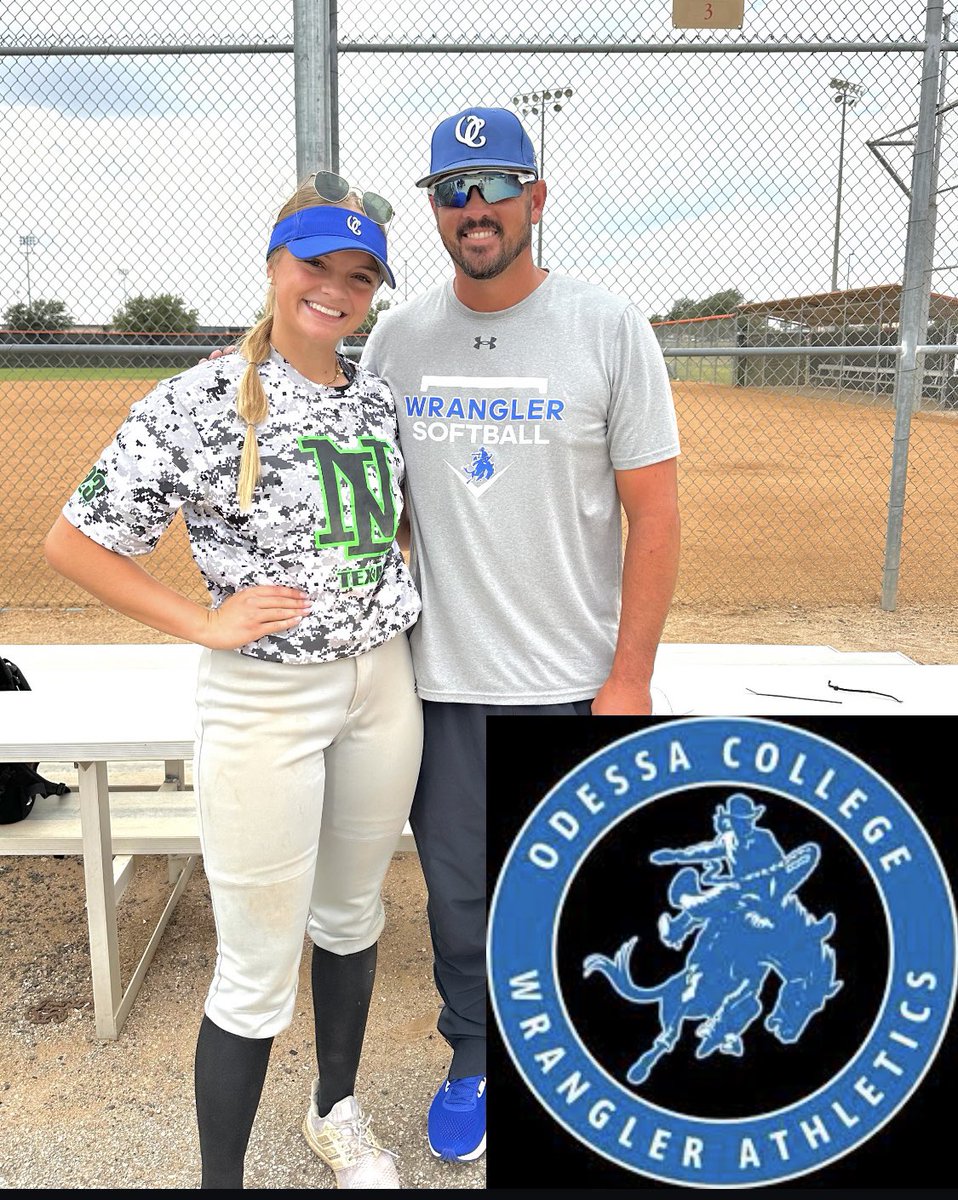 I am extremely blessed &amp; grateful to announce that I have verbally committed to Odessa College to continue my athletic &amp; academic career. I want to thank God, my family, friends, &amp; coaches who have supported me throughout the years. Wrangler Up! <a href="/WranglerSB/">Odessa College Softball</a> <a href="/NextLevel04/">Next Level Texas</a>