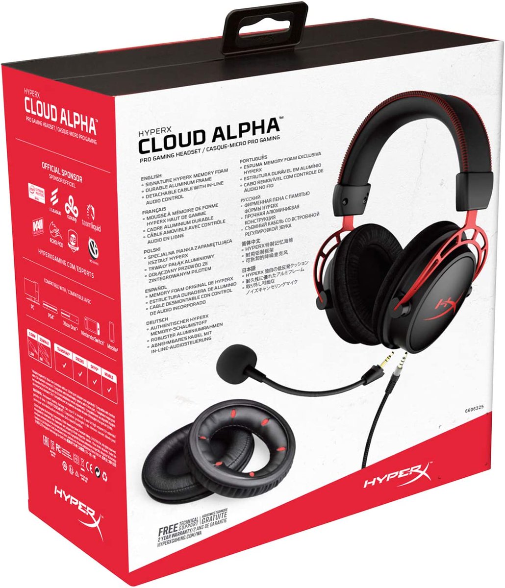 butterblaster01's tweet photo. HyperX Cloud Alpha - Gaming Headset, Dual Chamber Drivers, Legendary Comfort, Aluminum Frame, Detachable Microphone

For price &amp; more :
https://t.co/t35vOMwDXO

you can also follow my blog :
 https://t.co/wacMHQSf0f

#hyperX
#headset
#Gaming
#Headphone
#streaming 
#HyperXcloud https://t.co/DD8GrKW7D7
