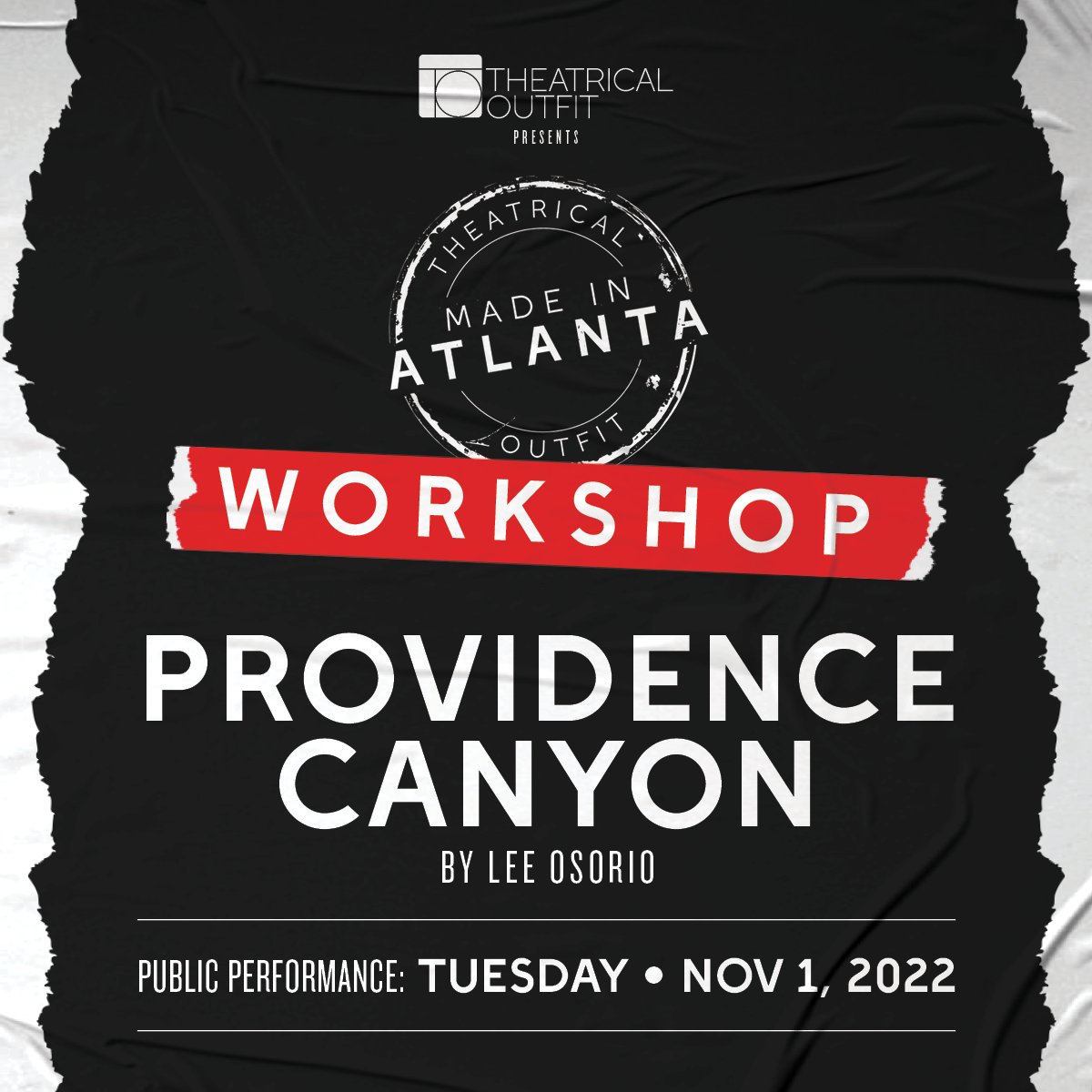 Our 1st Workshop of NEW WORK NOVEMBER is Tues! PROVIDENCE CANYON asks "𝘏𝘰𝘸 𝘮𝘶𝘤𝘩 𝘰𝘧 𝘢𝘯 𝘢𝘤𝘵𝘪𝘷𝘪𝘴𝘵 𝘢𝘳𝘦 𝘺𝘰𝘶?" For tix -> rolecall.tix.page/e/providence-c… <a href="/RoleCall_co/">RoleCall</a> @LeeOsorio3 #MadeInAtlanta