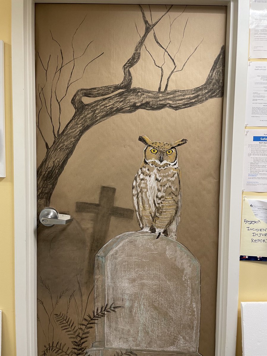 My entry into our workplace door decorating contest.