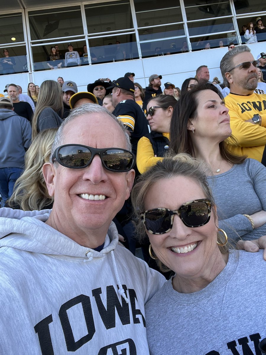 A great day for a Homecoming Hawkeye win! #FightForIowa