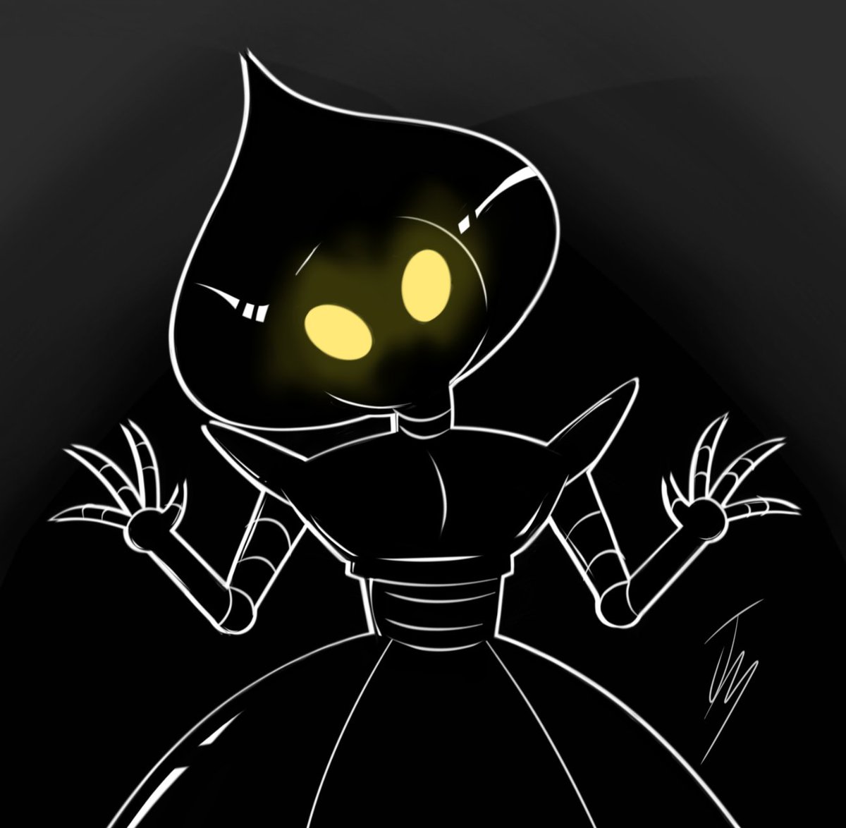 「quick flatwoods monster for the spooky s」|Jac 🔆のイラスト