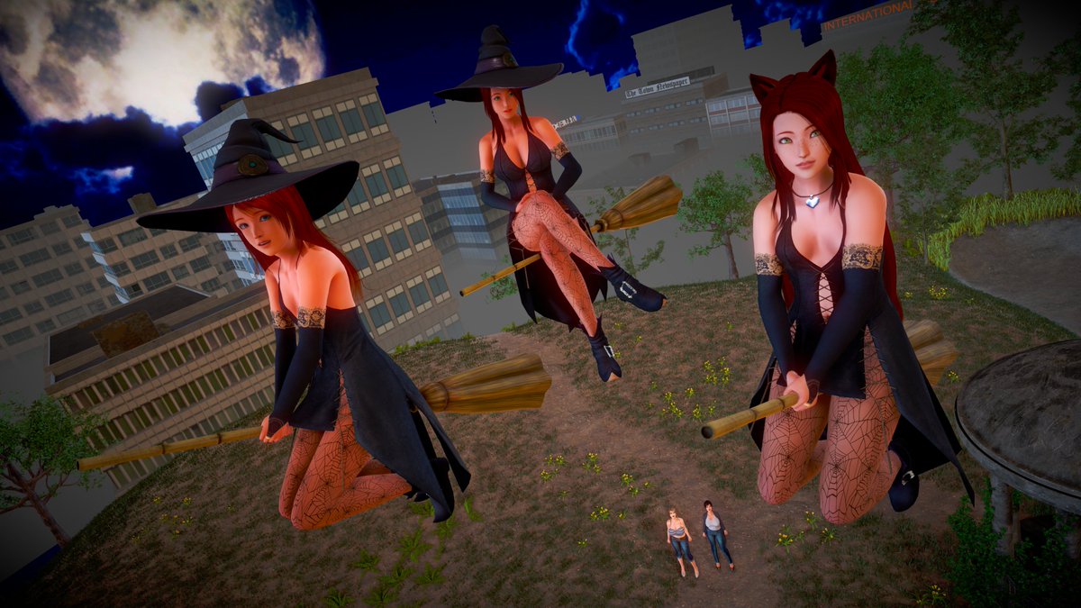 Killer7_games's tweet photo. Happy (early) Halloween from the girls!
#visualnovel #AdultGame #LewdGame #NSFWGame #Daz3dGame #IndieDev #GameRender #HoneySelect #3dart #3DCG #3D #3DX #render #pinupart #Genesis8 https://t.co/7ixUIhVhQB