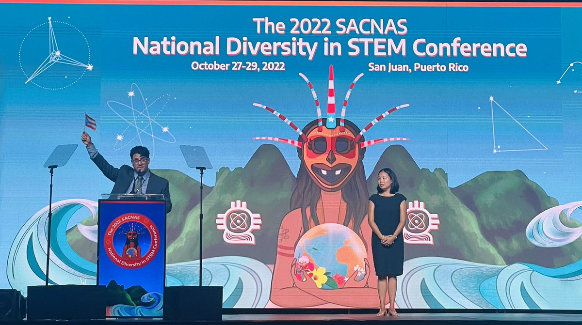 “Is because of the UPR that I am standing here today” - @ADiaz_PhD 

During his speech Arnaldo emphasized the need of making the University of Puerto Rico a priority in our country.  💙🇵🇷📍

@sacnas #2022NDiSTEM