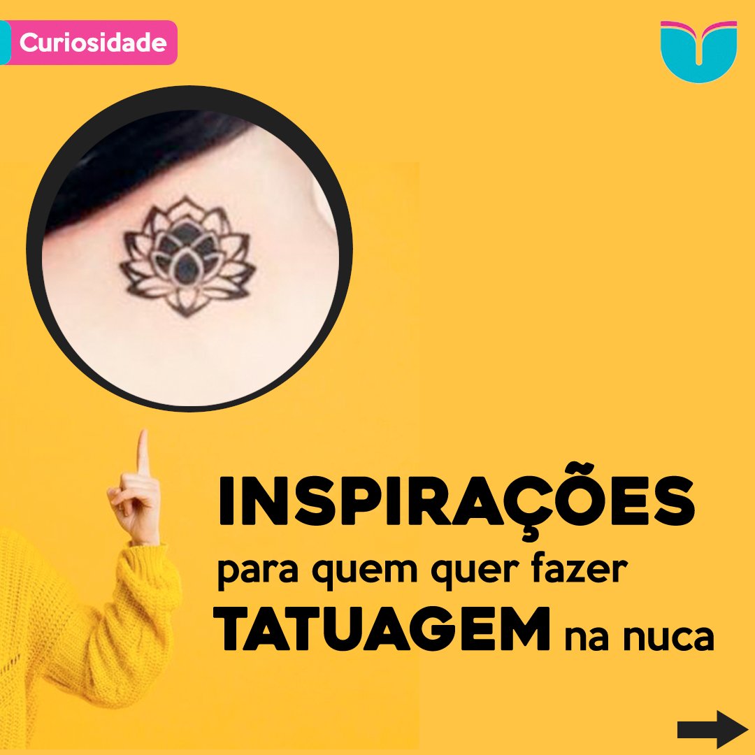 upmoda's tweet image. Se você está pesando em fazer uma nova tattoo e já se decidiu que vai ser na nuca, mas ainda não sabe o que gravar na pele, fique sabendo que essa matéria pode ajudar bastante. Siga @upmoda #moda #dicasmoda #tatuagem