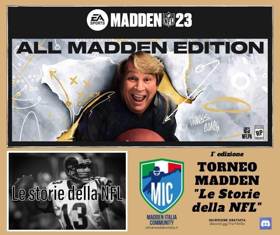maddennflitalia's tweet photo. GRAN FINALE PS5 - TORNEO "LE STORIE DELLA NFL" organizzato con lestoriedellanfl .
Link: https://t.co/XzM8IpKcxN
Buona visione!
#maddenitalia #lestoreidellanfl #madden23 #esports https://t.co/1GKVmZePqd