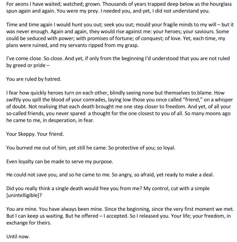 180hugrat's tweet image. here is the egg’s (velvet’s) speech transcribed to the best of my ability

not 100% accurate because the voice distortion made it difficult to understand at times but it’s the gist!

big props @VelvetIsCake for this amazing speech!!

#egglore
