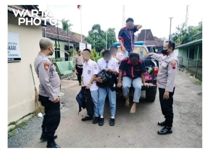 Terindikasi mau tawuran,enam siswa SMK di pati jawa tengah diamankan polisi!!!