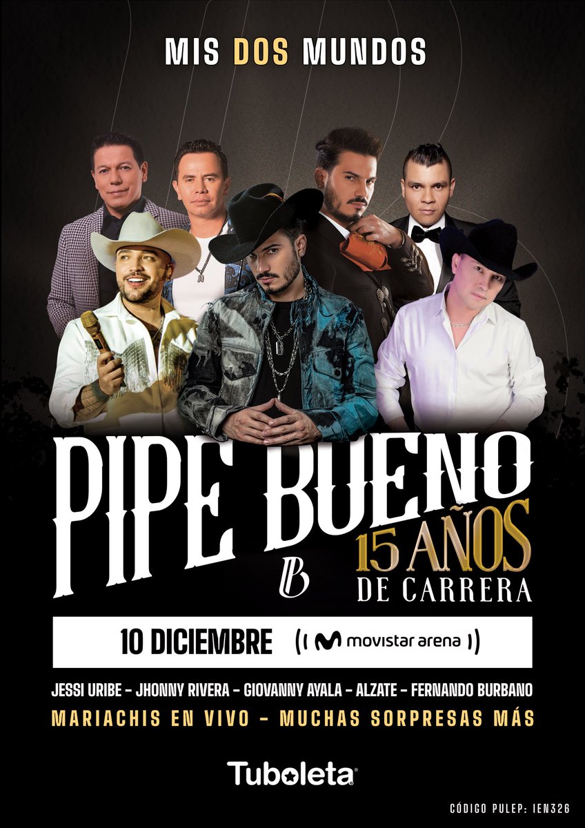 Bogota uds son una chimba !! Gracias por su cariño, no se queden sin su boleta para el MOVISTAR ARENA - tuboleta.com/eventos/detall…