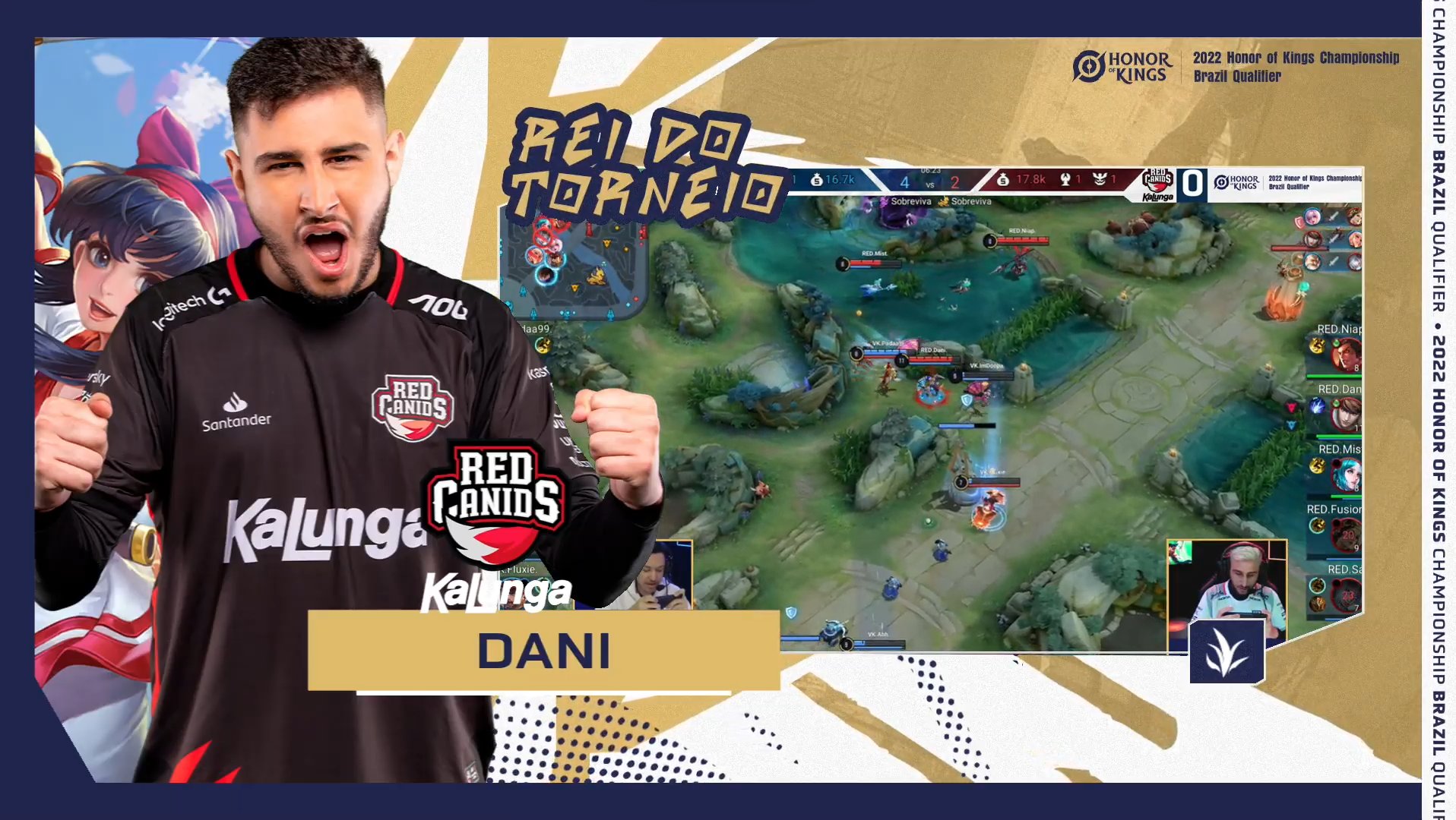 Jogador Dani da RedCanids Kalunga. Imagem: Divulgação/@REDCanids