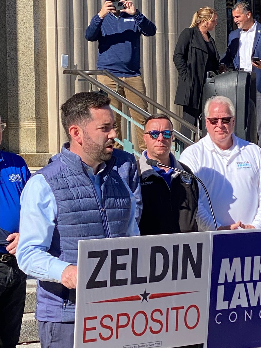 Thanks to everyone who came out in support for our #BackTheBlue Get Out The Vote Rally in Rockland County today! Folks are fired up and ready to make history in 10 days as we fire @spmaloney and restore balance and common sense to Washington!