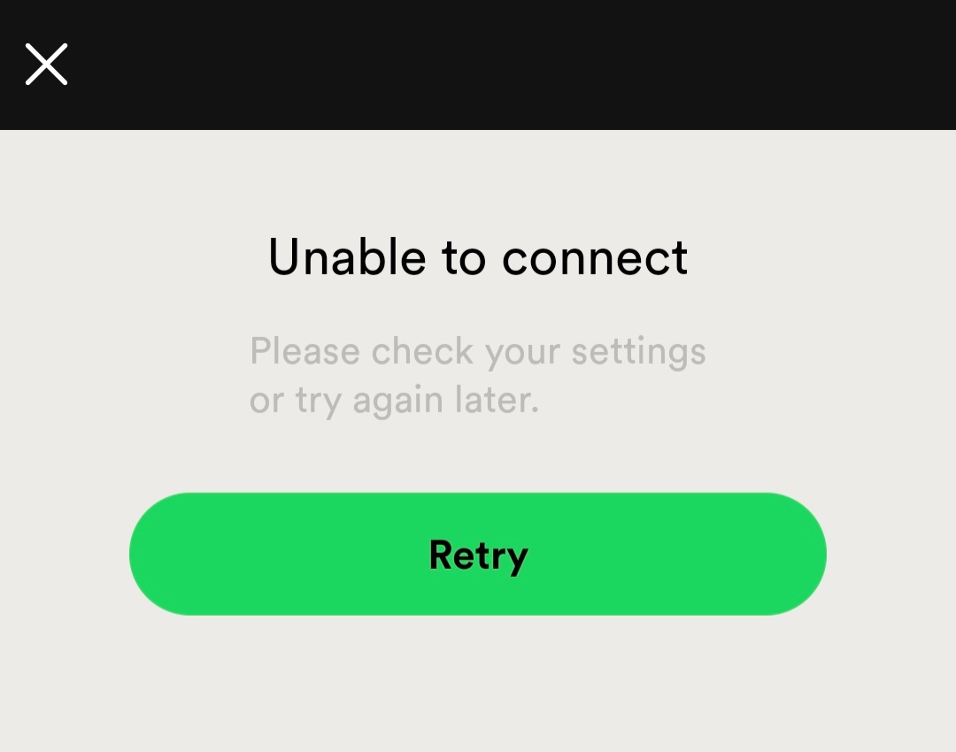 maestoro's tweet photo. @SpotifyID @Spotify unable to connect https://t.co/FN3r0fVd18