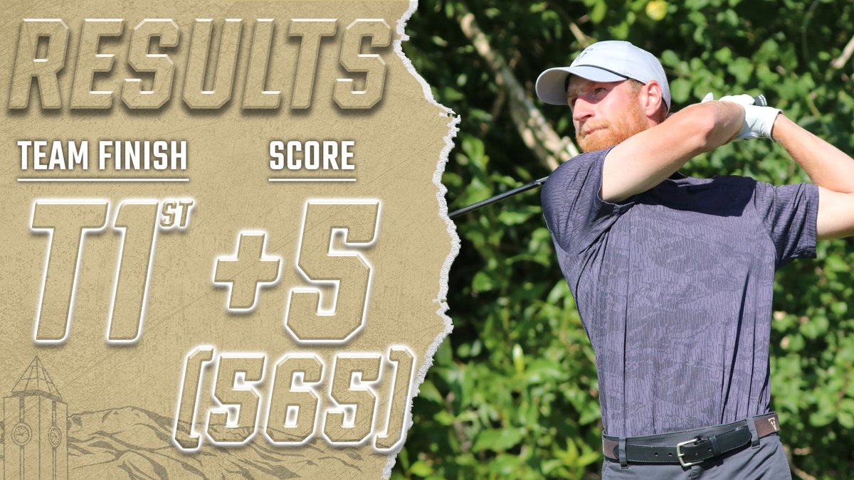 FINAL | UCCS T1️⃣st of 1️⃣6️⃣ teams 

🏌️‍♂️ Bossio: T10, +1 (141: 71, 70)
🏌️‍♂️ Jones: T19, -1 (143: 74, 69)
🏌️‍♂️ Co-Champions for first time since Oct. 8, 2019

📅: UCCS closes out their fall season and will be back on the links for the championship segment in spring!

#GoMountainLions