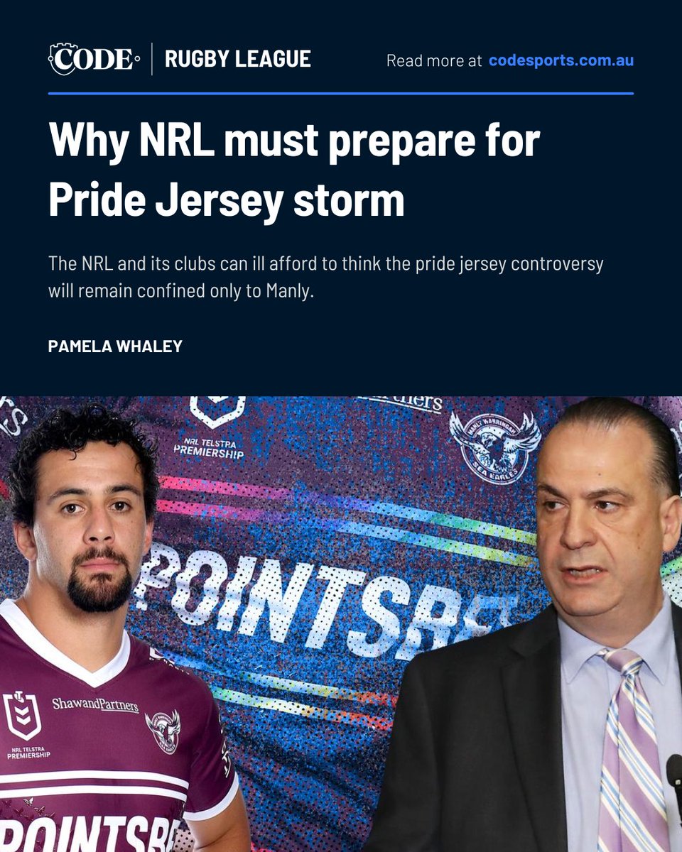 The lack of embrace for the LGBTQIA+ community is one of the few black spots on an otherwise fairly clean record for the #NRL when it comes to inclusivity and cultural diversity within the game. But the controversy is set to continue in 2023. ▶️ STORY: bit.ly/3TElEtt
