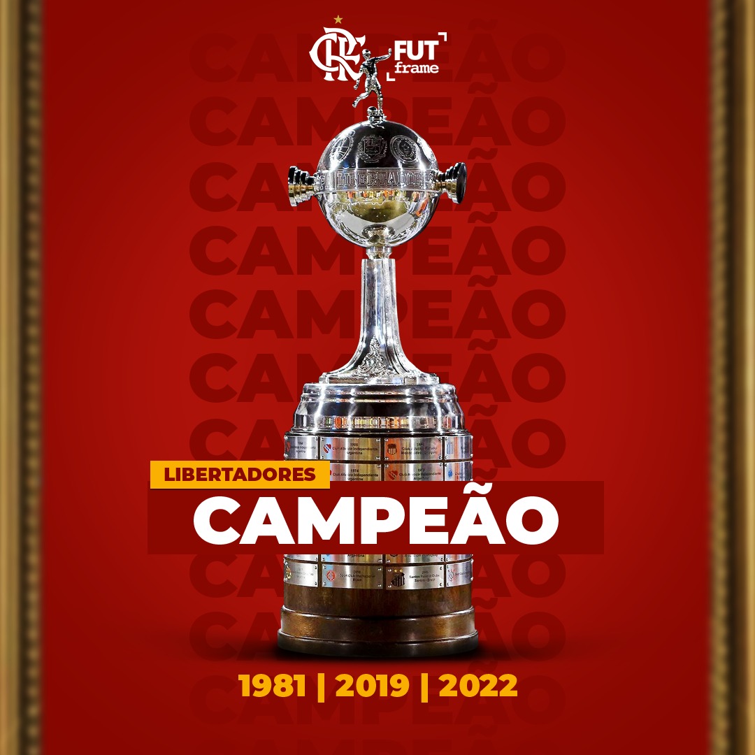 futframe's tweet photo. É CAMPEÃO! 🏆

@Flamengo vence o Athletico-PR e se torna tri campeão da Copa Libertadores! 🔴⚫

#futframe https://t.co/G1FQYADXy3