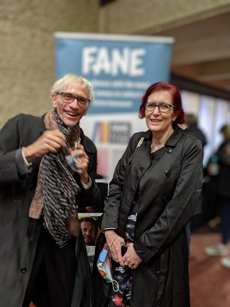 OTD, 2021. At the Barbican Center for the book launch, and q&amp;a, with <a href="/ReeceShearsmith/">reeceshearsmith</a>, <a href="/SP1nightonly/">Steve Pemberton</a>,  <a href="/mark_salisbury/">Mark Salisbury</a>, @InsideNo9Tweets, and new friend <a href="/pinkyblueskys/">cheryl quintessence</a>. What a memorable evening. I'm looking forward to seeing Reese in The Unfriend, in April.