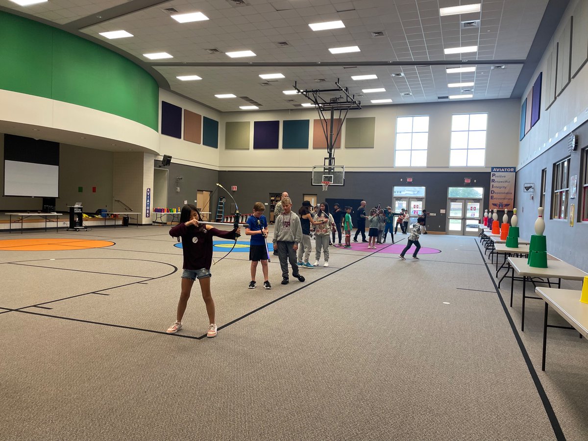 Every other Friday we engage in a campus-wide student driven enrichment clubs! I’m so thankful to our <a href="/LISD_IPL/">LISD IPL</a>  <a href="/dillonchevalier/">Dillon Chevalier</a>  for being an expert in archery to support our students! #1LISD
