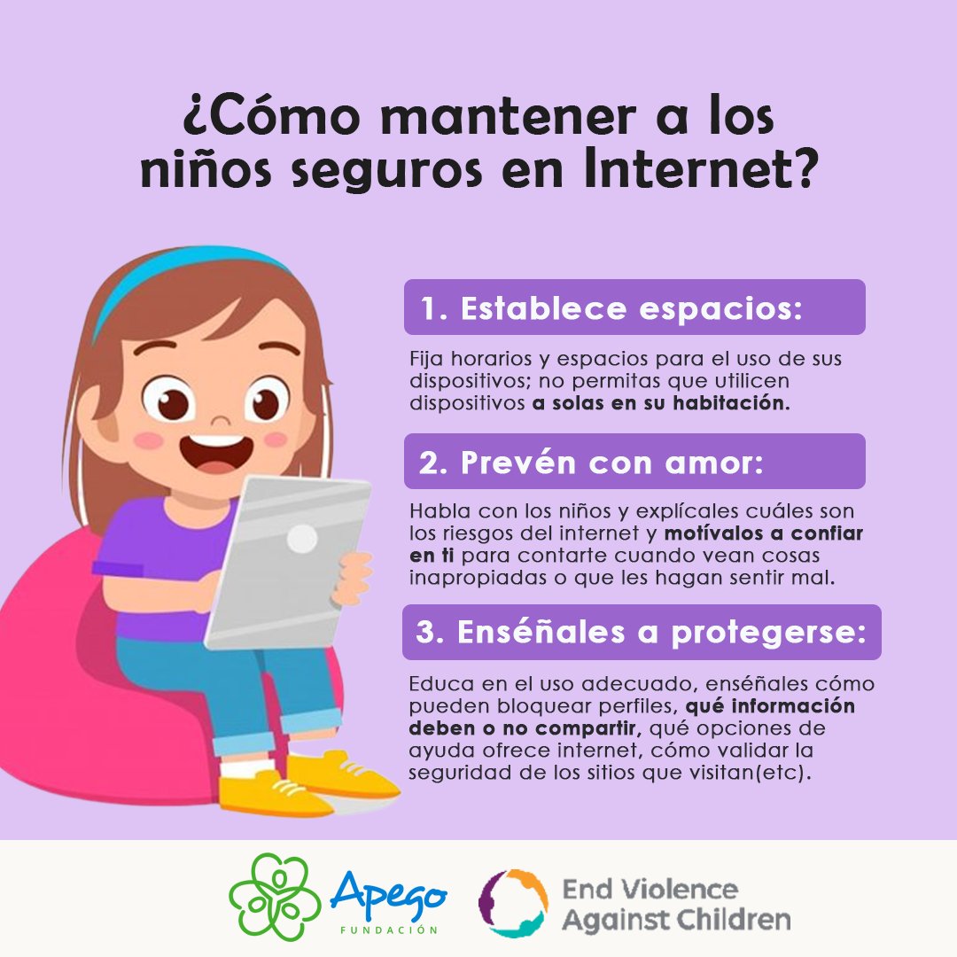 ¿Deben los niños utilizar redes sociales? 🤔

🧩 La edad mínima para tener redes sociales activas, es de 13 años. Lo mejor siempre es hablar con los niños, orientarlos, que sientan que pueden confiar en nosotros.

Aprende más aquí → n9.cl/zvnxt
