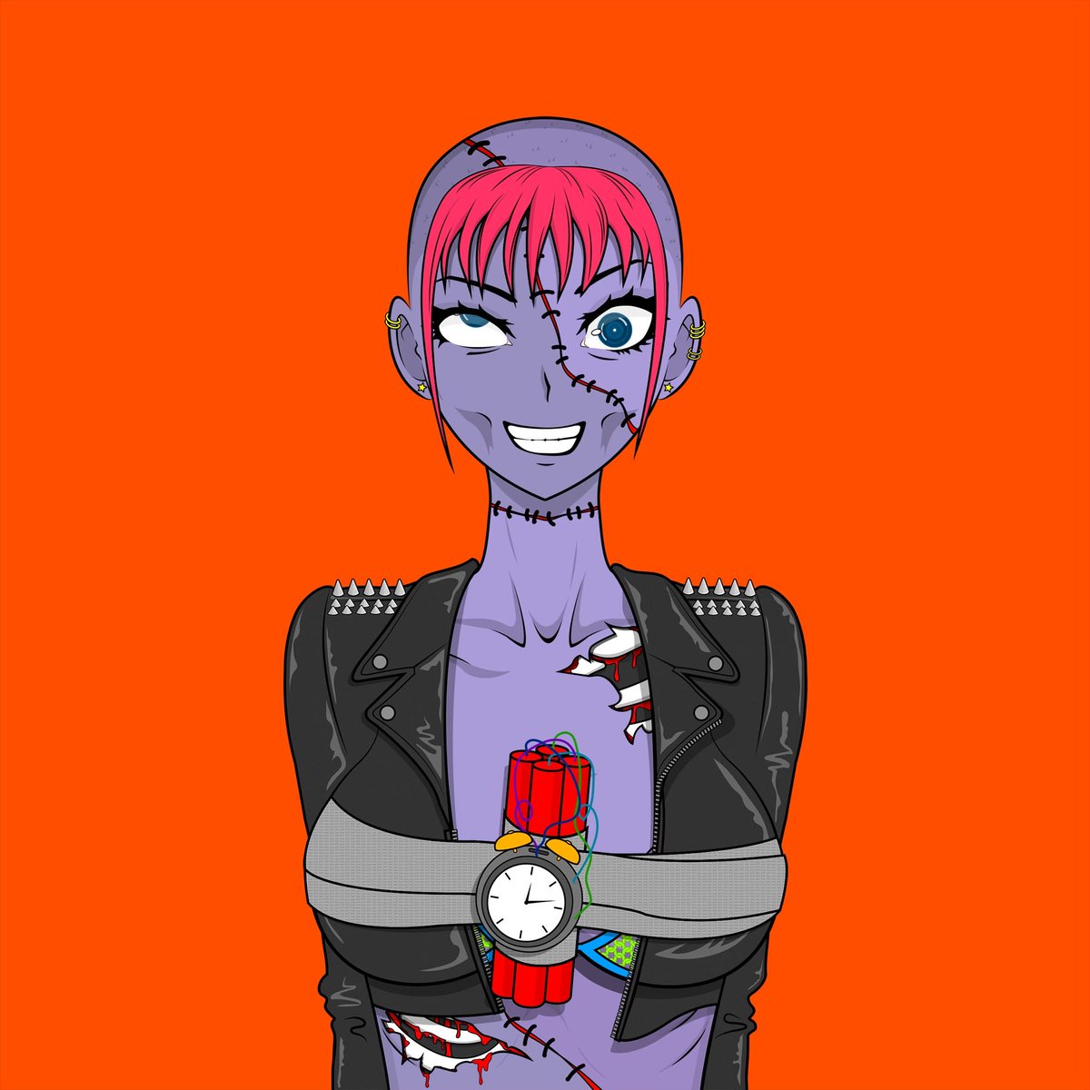 Tick tock
<a href="/DEATHGIRL_NFT/">DEATH GIRL - デスガール</a> 
#deathgirlnft
#deathgirl