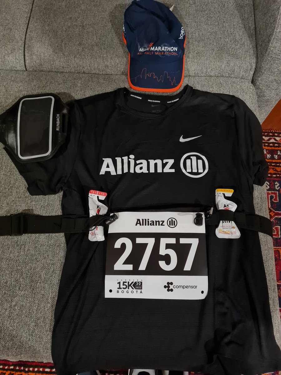 Todo listo para mañana:  los 15K de la carrera <a href="/allianz15K/">Allianz 15k</a> de <a href="/AllianzCol/">Allianz Colombia</a> #UnDesafíoCapital Buen ritmo y paso seguro para todos los participantes #running