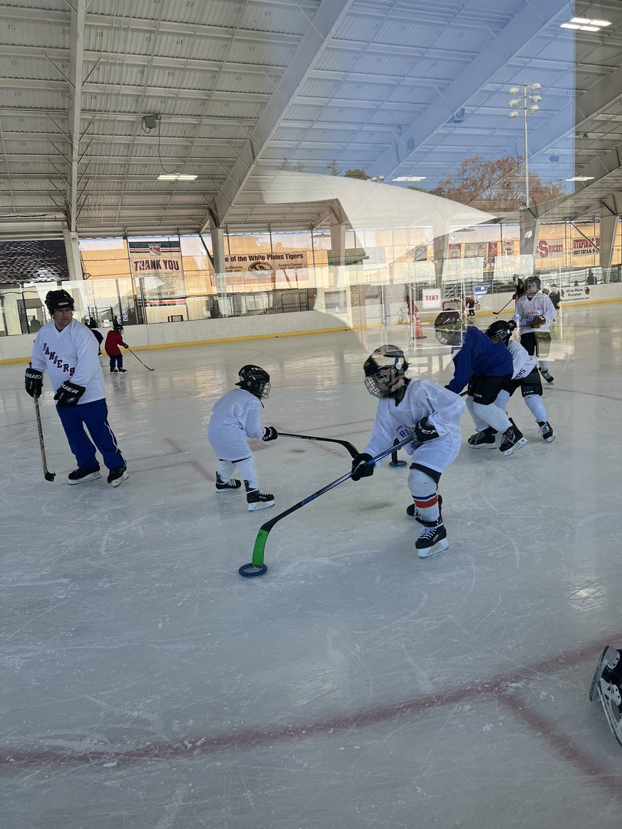 Jr Rangers Hockey action at the Ebersole Ice Rink