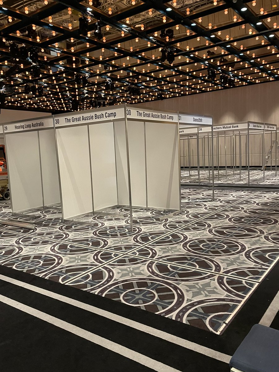 PPAConf23's tweet photo. The Education Expo is taking shape. See you on Tuesday! https://t.co/xZ4NUXa5q3