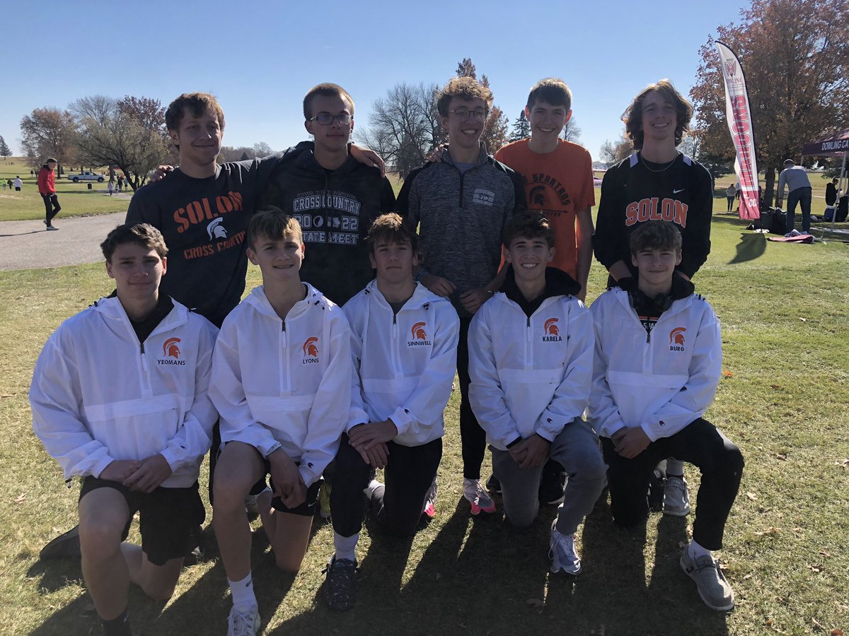 These boys improved all year! They were 11th today at the State Meet. Everyone is back next year!