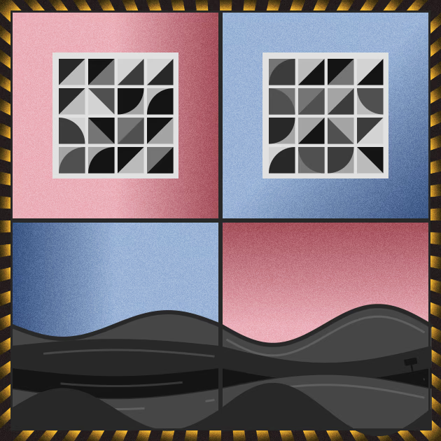 Literally trying anything to avoid doing my taxes. Dug out my blocks from last year and finally minted a Panel. Fun art, thanks <a href="/framergence/">Arihz</a>