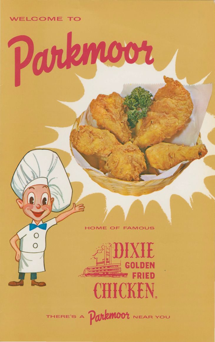 Midwest Modern on Twitter "1965 menu for Parkmoor Restaurant of