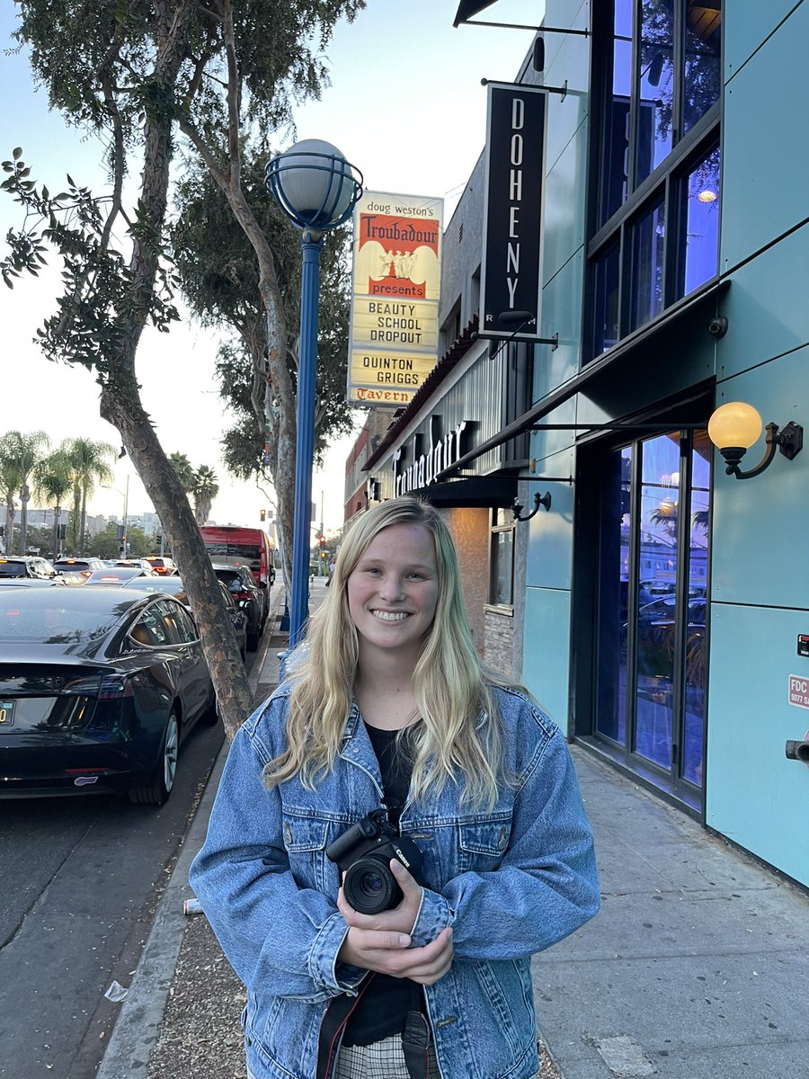 I went to the Troubadour for the first time when I was 16 to go to a show, dreaming of the day I’d be able to go to concerts for a living. And now here I am, back to cover a show as a part of my master’s thesis?!? Life truly doesn’t feel real.
