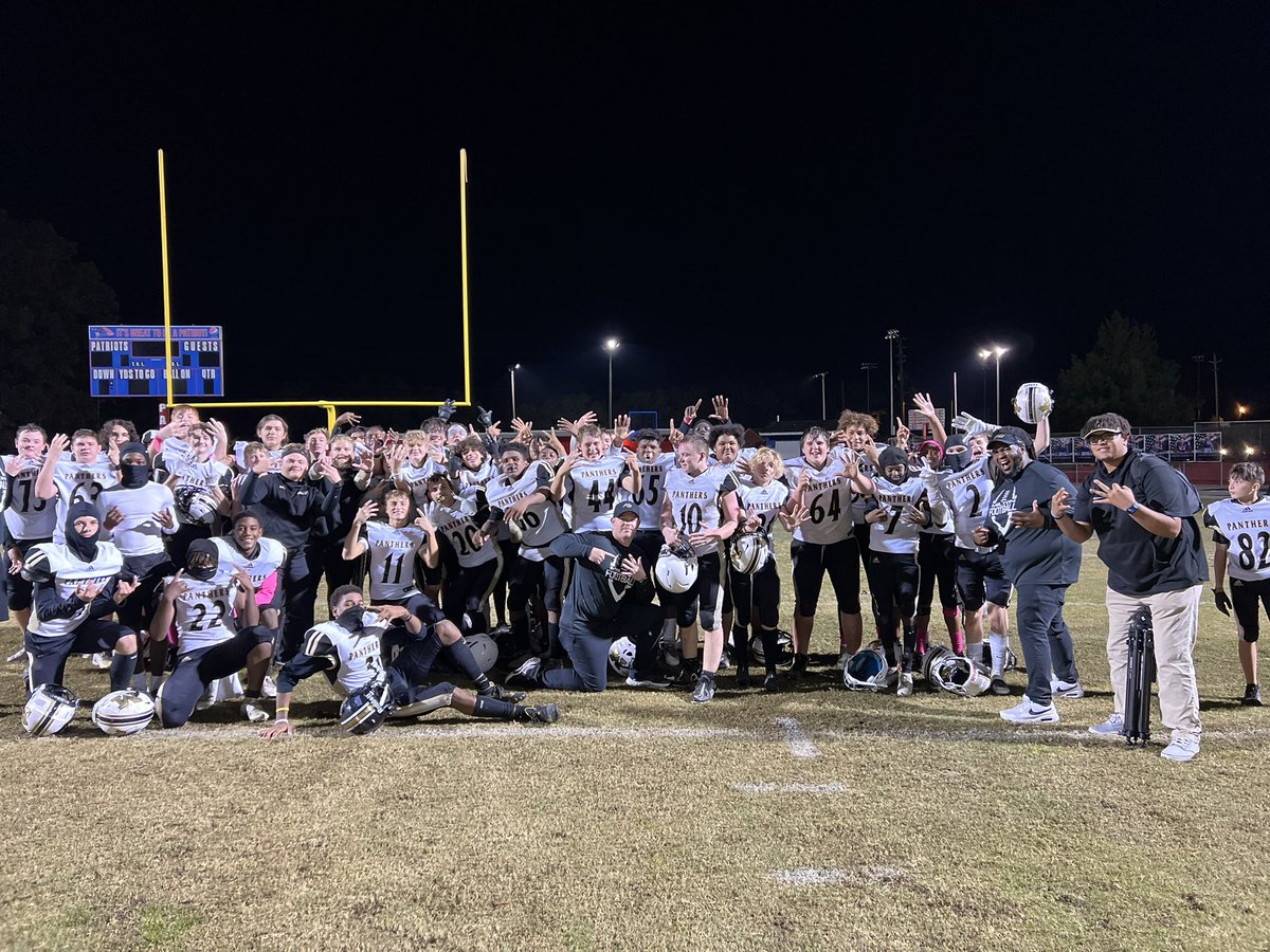 Markgreeny's tweet photo. Proud of these guys! 9th grade finished up this week 6-1! Capped off our season beating our rivals down the road! Been a great season for us! The future is bright! 9th grade district/county champs! #goldstandard #mhspanthers https://t.co/JwJqMovoLo