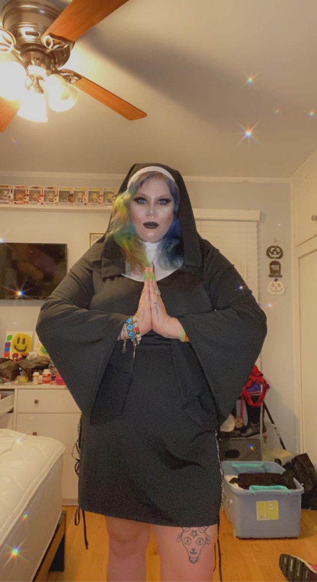 dillonxstrange's tweet photo. Happy #Halloween! Here’s my #unholy #naughtynun #CashAppHalloween #halloweencostume https://t.co/hLvSUL9SYP