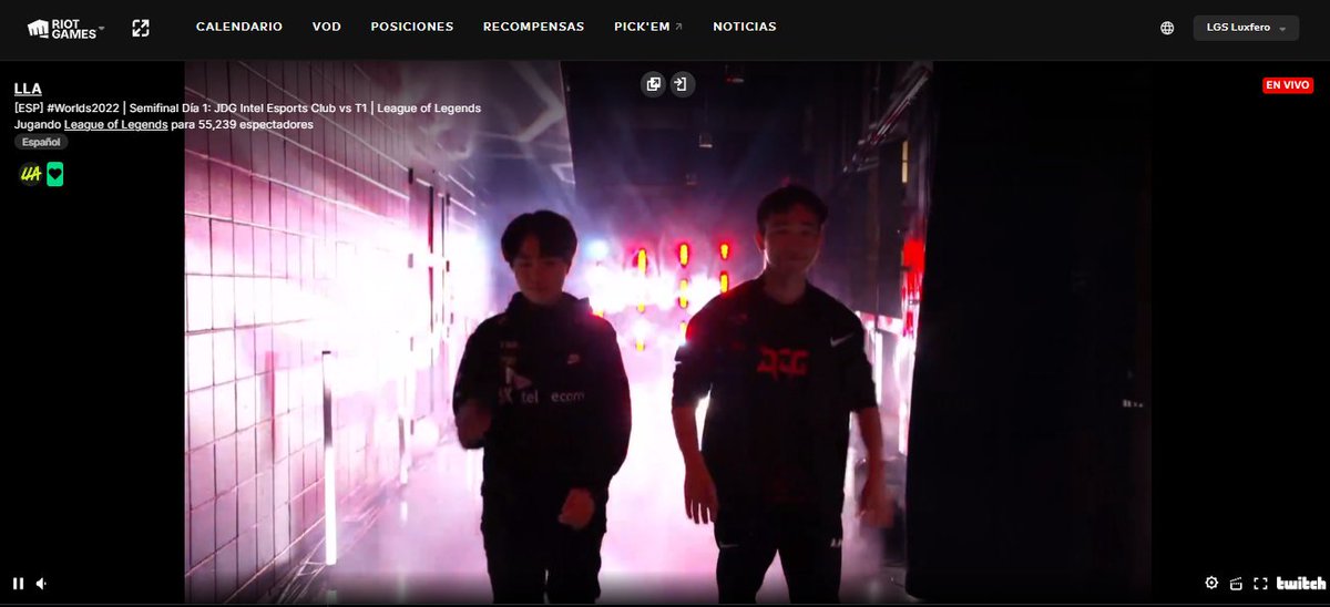 FDTeamOrg's tweet image. Ya estamos a nada de iniciar la primera semifinal donde 
T1 VS JDG
#WORLDS2022