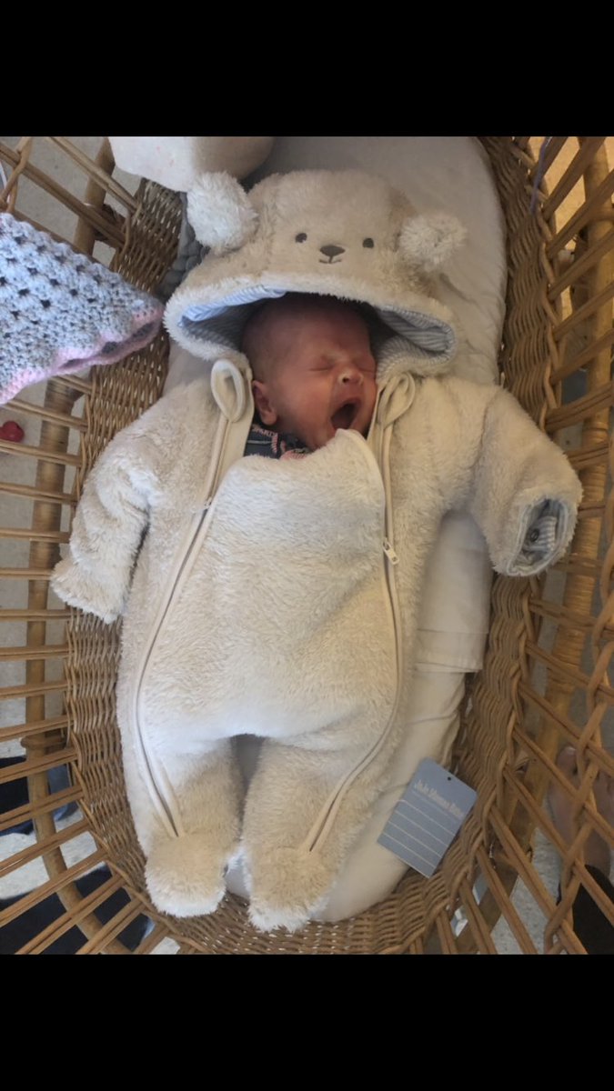 Kathyb3232's tweet photo. Newborn size is still a little big 🤪 https://t.co/6VRp4CqlCk