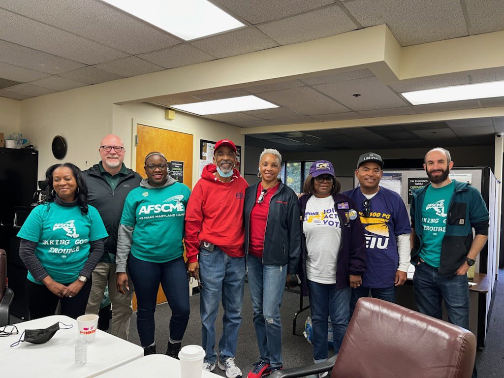 MDDCStateFed's tweet image. From Salisbury to Hagerstown, and everywhere in between, union members are knocking union doors for labor’s endorsed candidates. It’s time, y’all. Let’s GOTUV!