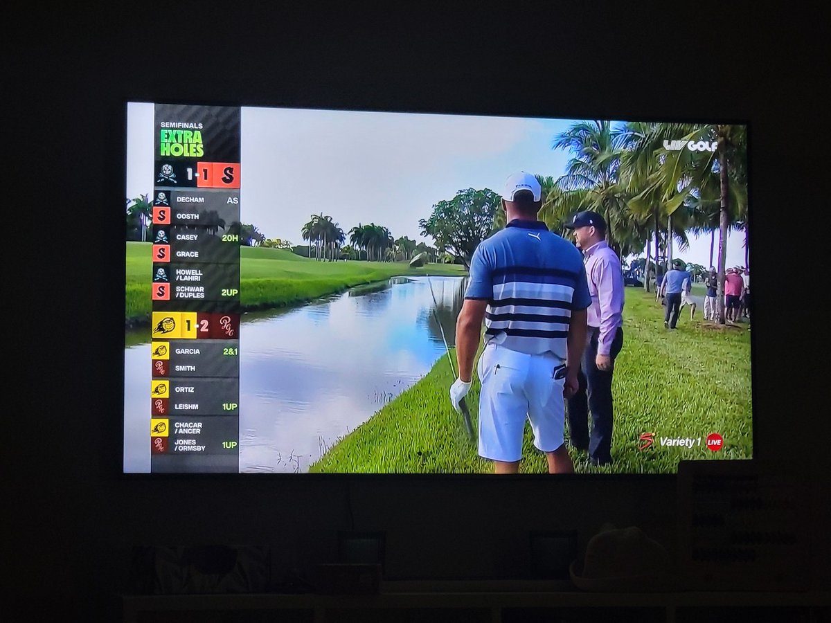 Loving the @LIVGolfInv Team Event 🙌🏼 Supporting <a href="/StingersGC/">Stinger GC</a> all the way from Cape Town, South Africa 🇿🇦 C'mon Louis, finish it off here! #LIVGolfMiami