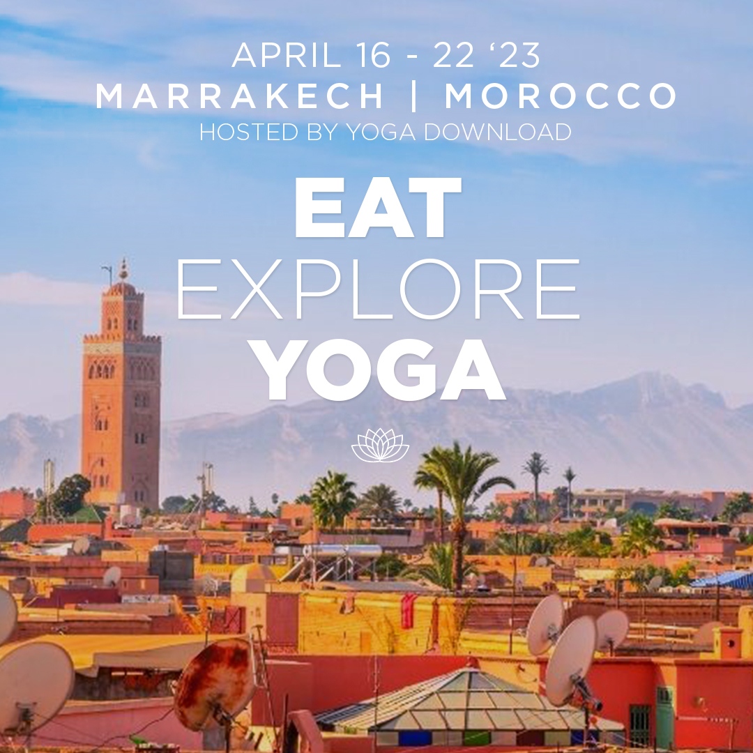 YogaDownload's tweet photo. 🐫 ONLY 3 ROOMS LEFT!
EAT, EXPLORE, YOGA : MARRAKECH, MOROCCO⁠
APR 16 - APRIL 22 2023⁠
⁠We’ll explore the intimate courtyards and snaking alleyways of the historic Medina, ride camels into the sunset, fly through desert sand dunes on quad bikes, take a Moroccan cooking class. https://t.co/6d7zAoKU1y
