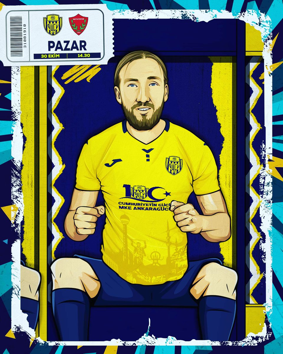 arman_yeter's tweet photo. MAÇ GÜNÜ | MATCH DAY

🏆 Spor Toto Süper Lig 12.Hafta
🆚 MKE Ankaragücü'müz - Atakaş Hatayspor
🏟 Eryaman Stadyumu
📆 30.10.2022
⏱ 14.30
📲 #AGvHTY https://t.co/871n1G4KAx
