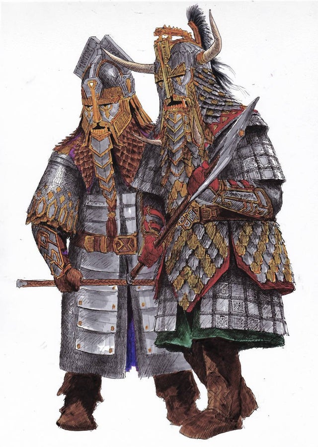 「Dwarvish Armor by Turner Mohan 」|Benのイラスト