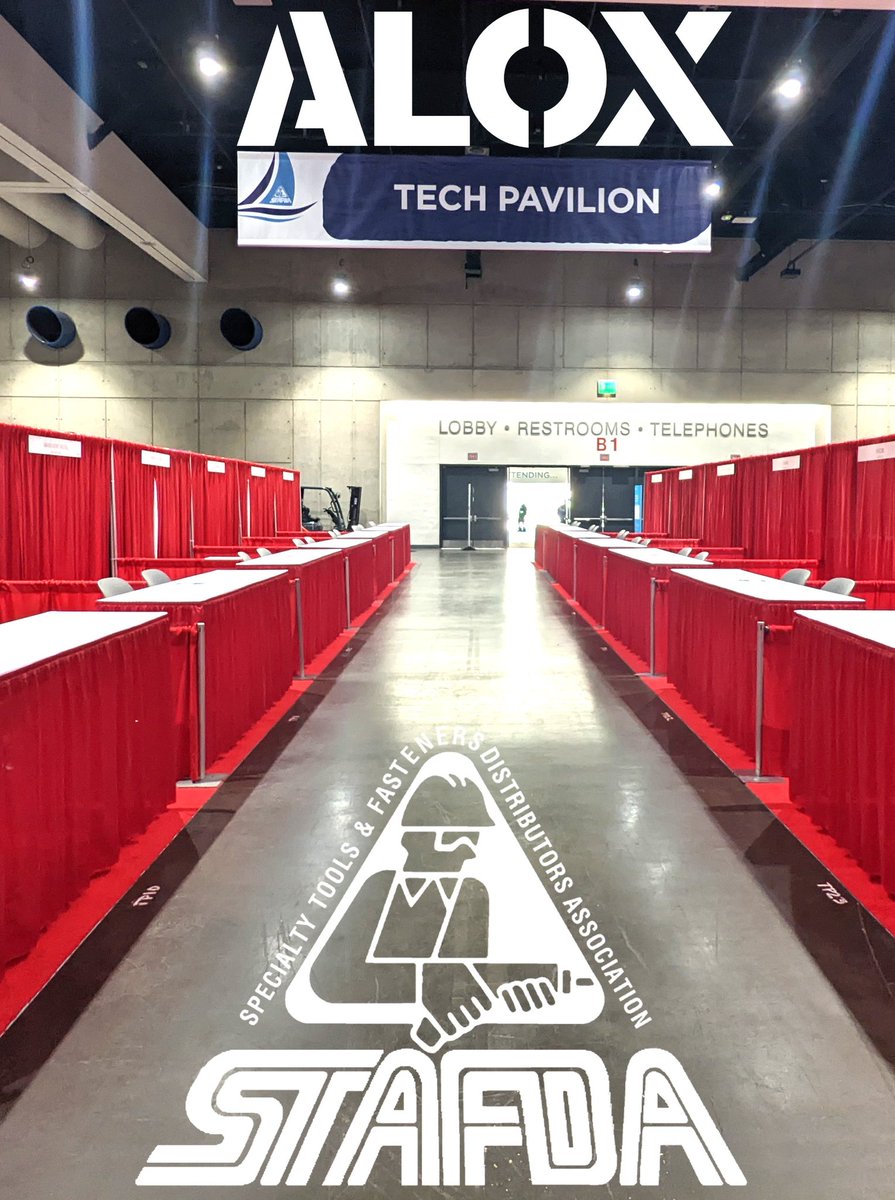 Alox_Online's tweet photo. The @STAFDAHQ Tech Pavilion is a blank slate at this point. Stop by the Alox booth for great info on your next software system! #stafdahq #stafdaSanDiego22 https://t.co/FLEMRG1Jr7