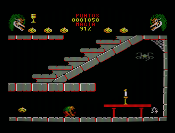 jmpsosa79's tweet photo. Partida al Cauldron 2 (Palace, 1986) - Amstrad CPC. Juegazo pero dificilísimo....#Cauldron2 #Palace #AmstradCPC #retrogaming 🎮🕹️👻🦇🎃💀 https://t.co/hJXpHx54Ev