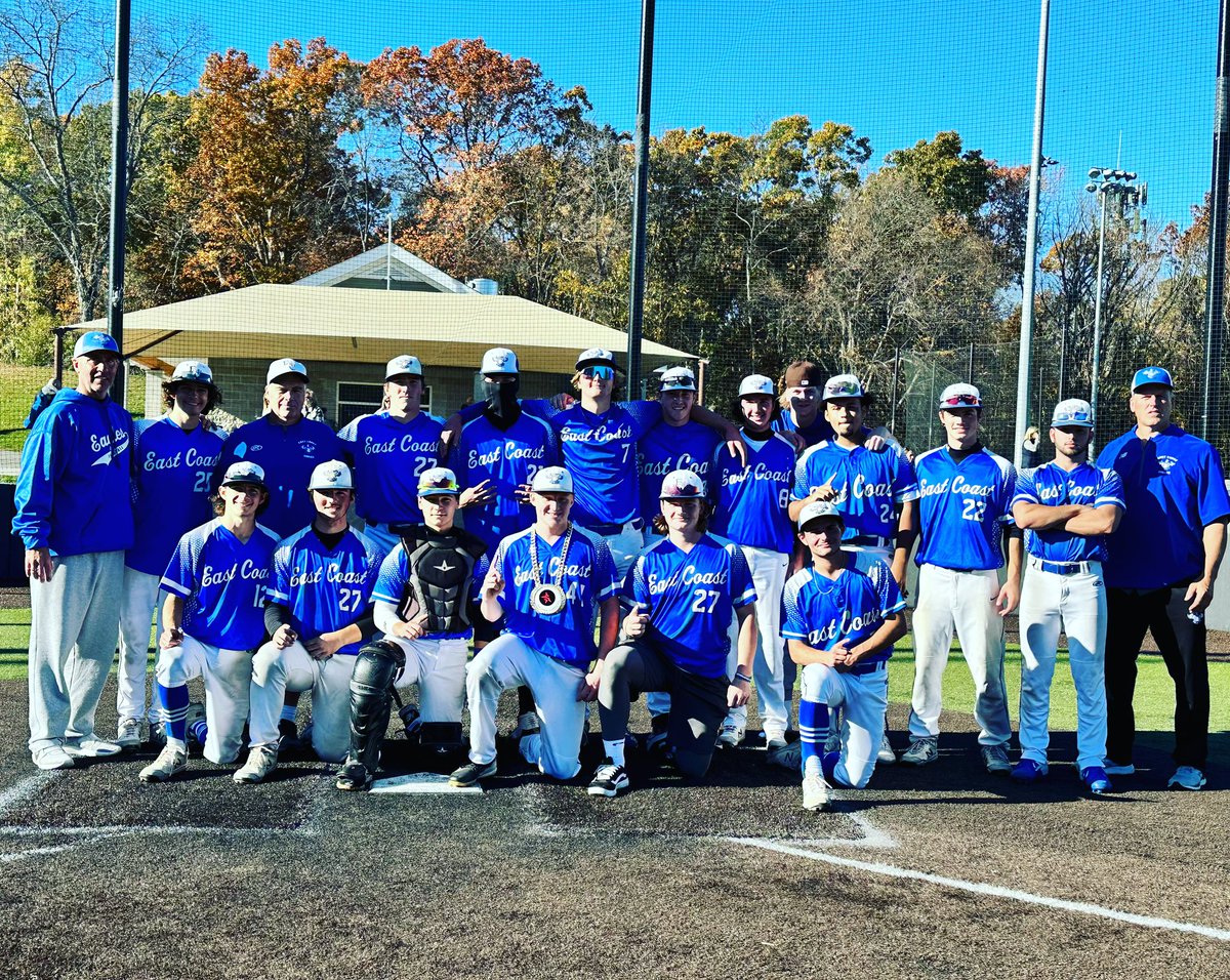 Select Baseball (@selectbsbevents) on Twitter photo The East Coast Eagles win the 2023 Select Fall League Championship at the New England Baseball Complex! #champs <a href="/ECEaglsBsb/">East Coast Eagles</a> The East Coast Eagles win the 2023 Select Fall League Championship at the New England Baseball Complex! #champs <a href="/ECEaglsBsb/">East Coast Eagles</a>