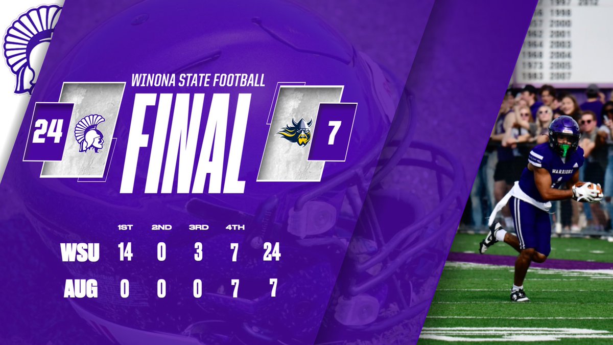 Winona State Football tweet media