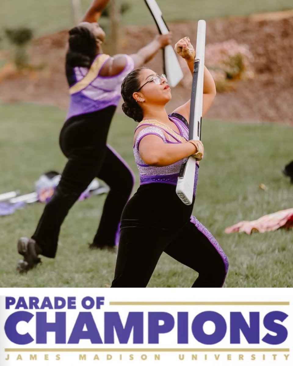 JMU Colorguard tweet media