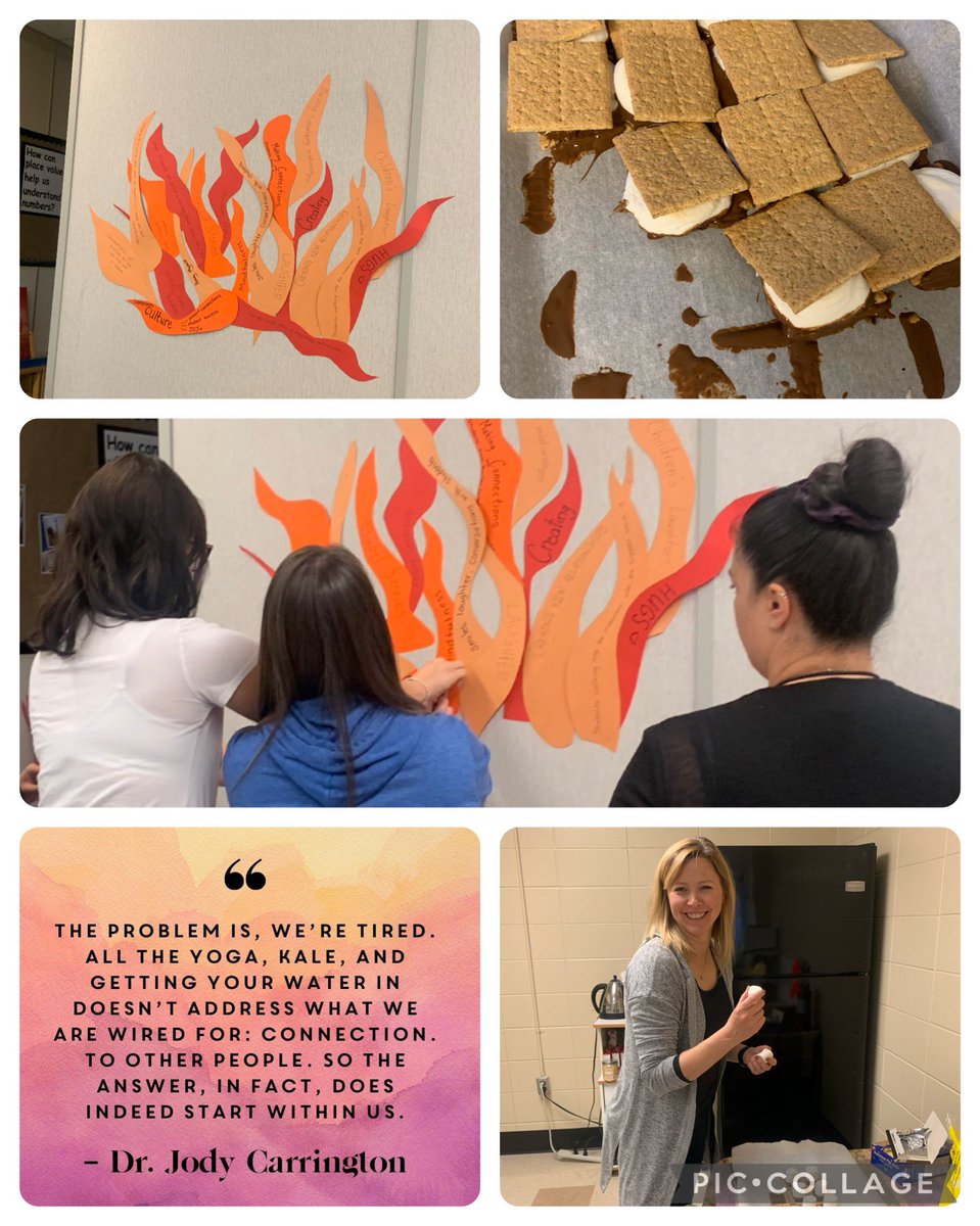 Jennifer Rooke (@jlrooke22) on Twitter photo Our Friday PD started with a spark, that turned into a flame. There was s’more to the day including time with the new curriculum. #wearecbe #connection #montessori <a href="/DrJCarrington/">Dr. Jody Carrington • Psychologist</a> Our Friday PD started with a spark, that turned into a flame. There was s’more to the day including time with the new curriculum. #wearecbe #connection #montessori <a href="/DrJCarrington/">Dr. Jody Carrington • Psychologist</a>