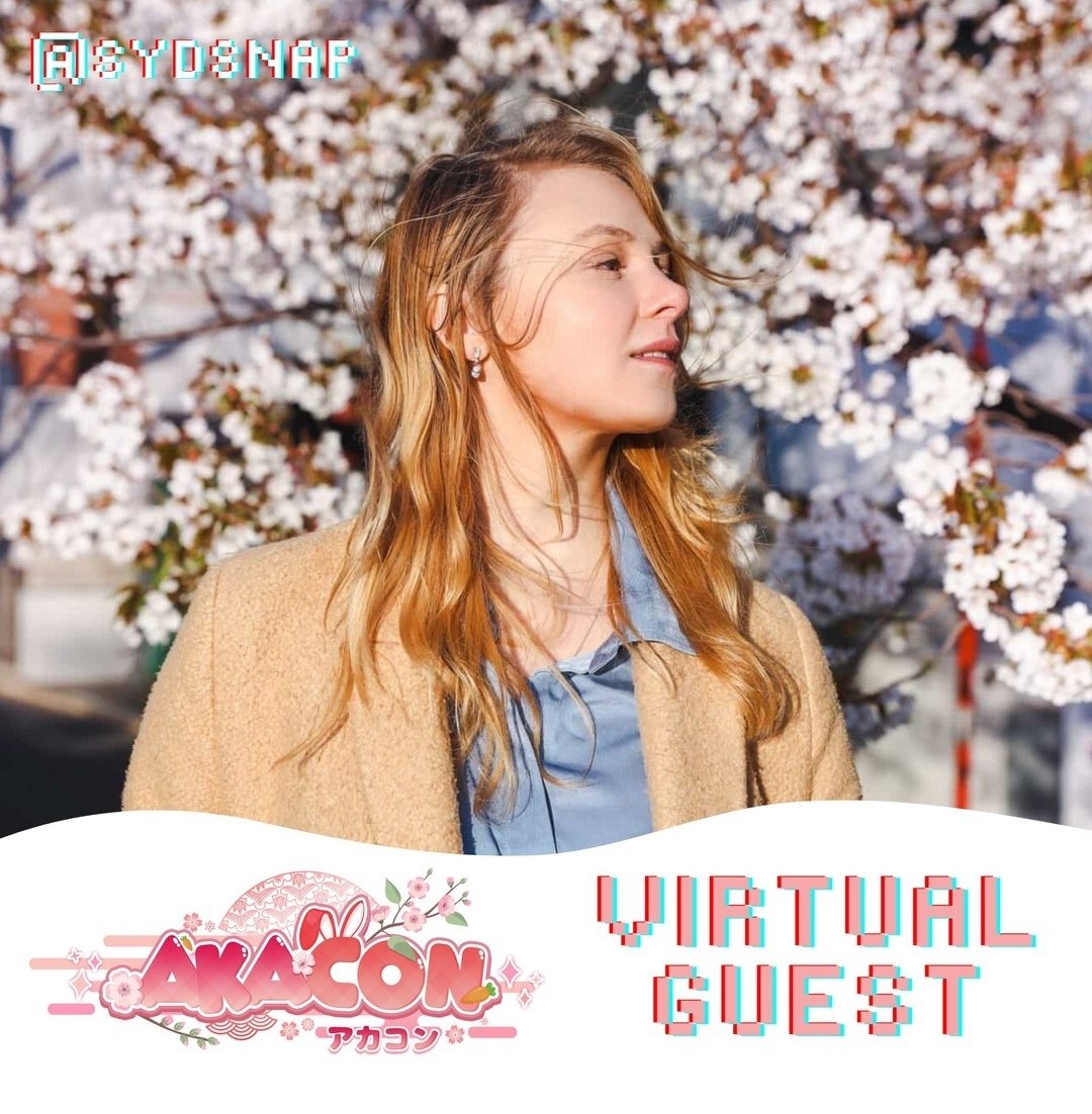 I am a virtual guest and having a panel today at @akacon ! It will be 4 pm Australian time 😎 come say hi to your girl bae akacon.com.au