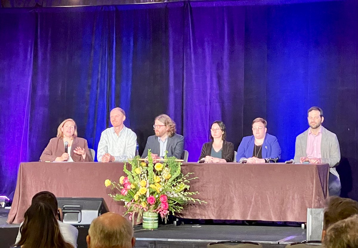 Letha_Hughes's tweet photo. One of my fave sessions at #FFRFCon2022 is “Ask an Attorney.”
The Q&amp;A session with @FFRF attys @KatDene, @GodlessGrover, @Ryan_D_Jayne, Sammi Lawrence, @rsmarkert, and lobbyist @MarkDann2000 provides important info from our #1A heroes and secular warriors👊
#DOMessWithTexas https://t.co/ywWgipjO63